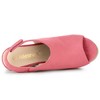 Allegra K Women's Espadrille Platform Heeled Wedges Sandals - 4 of 4
