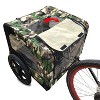 Yukimo 27"H Pet Bike Trailer - Foldable Dog Cart for Small/Medium Pets Up to 66LBS, Red Steel Frame, Weatherproof, Quick Release Wheels - 4 of 4