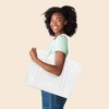 Dalix 23" Premium 24 oz. Cotton Canvas Shopping Tote Bag - image 3 of 4