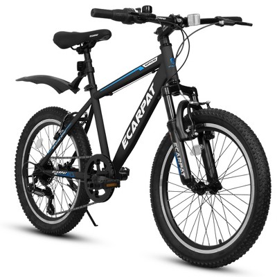 20 inch kids bike shock absorber front plug 7 speed lever transmission + fender Universal for boys and girls