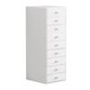 VANITII 9-Drawer Makeup Vanity Storage Unit with Lights, White - 3 of 4