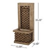 Gulches Garden Decor: Opt for 7"-42.25" High Fountain, Rustic Multi - 4 of 4