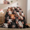 Many Pet Pig Patterned Seasonal Car Blankets Made of Flannel, Christmas Gift. - 2 of 4