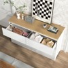 Lirago White 6-Drawer Storage Cabinet with Large Storage Space Multi-Purpose Organizer for Bedroom or Living Room 47.2"Dx15.74"Wx31.5"H - 4 of 4