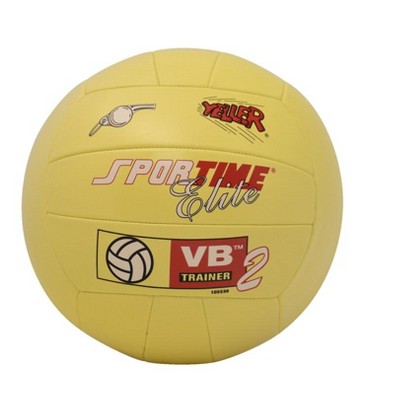 Sportime Elite Volleyball-Trainer II, Regulation Size, Synthetic Leather, Yellow