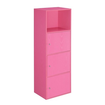 2 Door Cache Metal Locker Storage Cabinet Pink - Novogratz : Target