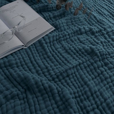 Muslin Cotton Blanket for Adults, Extra Large By Comfy Cubs