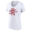 NCAA Alabama Crimson Tide Women's V-Neck White T-Shirt - 2 of 3