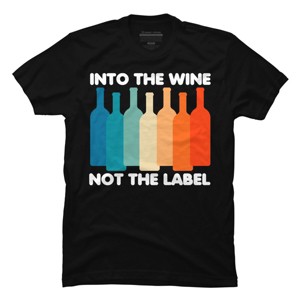 Adult Design By Humans Into the Wine, Not the Label Pride By leroystubbles T-Shirt - 1 of 2