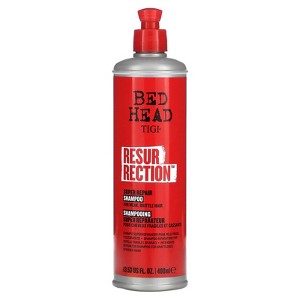 TIGI Bed Head, Resurrection, Super Repair Shampoo, For Weak, Brittle Hair, 13.53 fl oz (400 ml) - 1 of 2