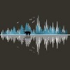 Junior's Design By Humans The Sounds Of Nature - Music Sound Wave By NomAdartStudio T-Shirt - 2 of 3