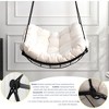 KTMBDW Hanging Chair, Hammock Chair with Thick Cushion, Boho Swing Chair for Bedroom, Patio, Balcony, Garden, Accessories Included - 3 of 4