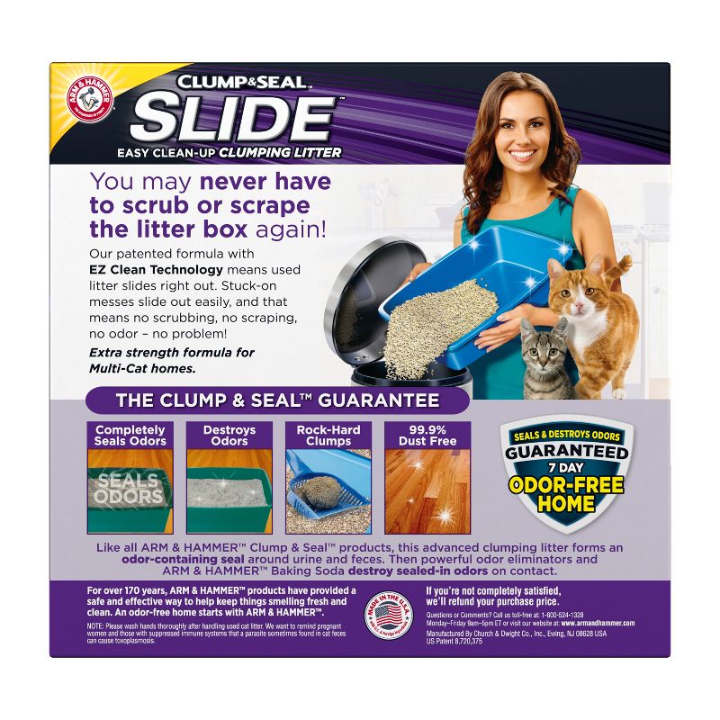 Arm & Hammer Slide Easy Clean Up Multi-Cat Clumping Litter, 3 of 16