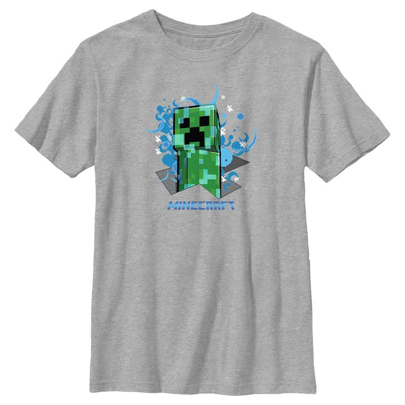 Boy's Minecraft Charged Creeper T-Shirt, 1 of 6