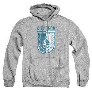 Men's New York City College Of Technology Distressed Primary Logo Pull-Over Hoodie - 1 of 4