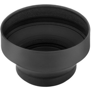 Sensei 72mm 3-in-1 Collapsible Rubber Lens Hood for 28mm to 300mm Lenses - 1 of 4