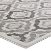 Modway Kalinda Rustic Vintage Moroccan Trellis 8x10 Area Rug - Brown, Beige and Ivory,  100% Soft Heat-Set Polypropylene ,  Tight Low Pile Weave - 3 of 4