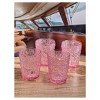 Paisley Acrylic Glasses Drinking Set of 4 DOF (13oz), Plastic Drinking Glasses, BPA Free Cocktail Glasses, Drinkware Set, Drinking Water Glasses - 3 of 4