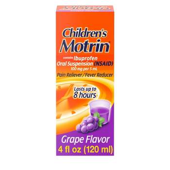 Children's Motrin Pain Reliever/Fever Reducer Liquid - Ibuprofen (NSAID) - Grape - 4 fl oz