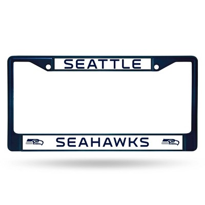 NFL Seattle Seahawks Colored Chrome License Plate Frame