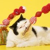 ZEZE Tanghulu Catnip Ball Toy – Plush Skewer - Inspired Cat Toy with Catnip, Red Fruit Design for Cultural & Interactive Play - 2 of 4
