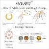 14K Gold Earrings Set, Huggie Hoop Stud & Cuff for Women, Simple Hypoallergenic Everyday Jewelry Collection - 4 of 4