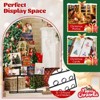 Tangkula Set of 2 Card Holder Christmas Tree w/36 Round Clips Metal Hanging Rack Display Stand Black - 3 of 4