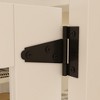 FUFU&GAGA White Cat Cabinet Clear Acrylic Cabinet Door Built-in Scratching Board Scratching Rod Jump Board Lights - 4 of 4