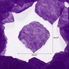Unique Bargains Silk Realistic Appearance Artificial Flower Rose Petals 2x2 Inch 3200 Pcs Purple&Blue - 2 of 3