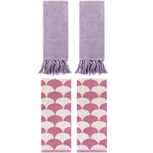 REGALWOVEN 4 Pcs Cotton Hand Towel for Bathroom - 1 of 4