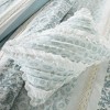 Okak Queen/King 9-Piece Cotton Percale Bed Duvet Cover Set with Decorative Pillows,Comfortable Coverlet Bedding Sets,Machine Washable - 4 of 4