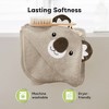 KeaBabies Cuddle Baby Hooded Towel, Organic Baby Bath Towel, Hooded Baby Towels, Baby Beach Towel for Newborn, Kids - 4 of 4