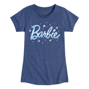 Girls' - Barbie - Winter Breeze Fitted Short Sleeve Graphic T-Shirt - 1 of 3