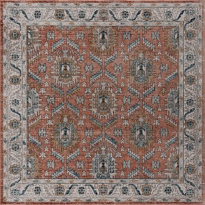 Unique Loom    Nyla Princess Area Rug - 1 of 4