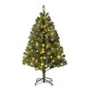 Artificial Holiday Tree Realistic Full-Body Branches Hinged Sections,  Christmas Tree, Foldable Base for Easy Setup and Storage for Home Parties - 2 of 4
