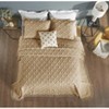 Charleston 100% Cotton Soft & Plush Chenille Tufted Diamond Pattern Unique Luxurious Bedspread & Sham Set, All-Season, Machine Washable Coverlet Set - 2 of 4