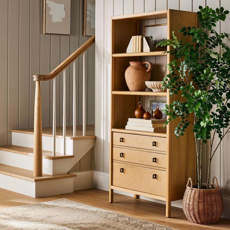 Sandpoint Bookcase with Drawers - Threshold&#8482; designed with Studio McGee, 3 of 10