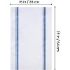12-Pack Blue Dish Towels, 100% Ring Spun Cotton Highly Absorbent & Reusable Cleaning Bar and Kitchen Towels - 2 of 4