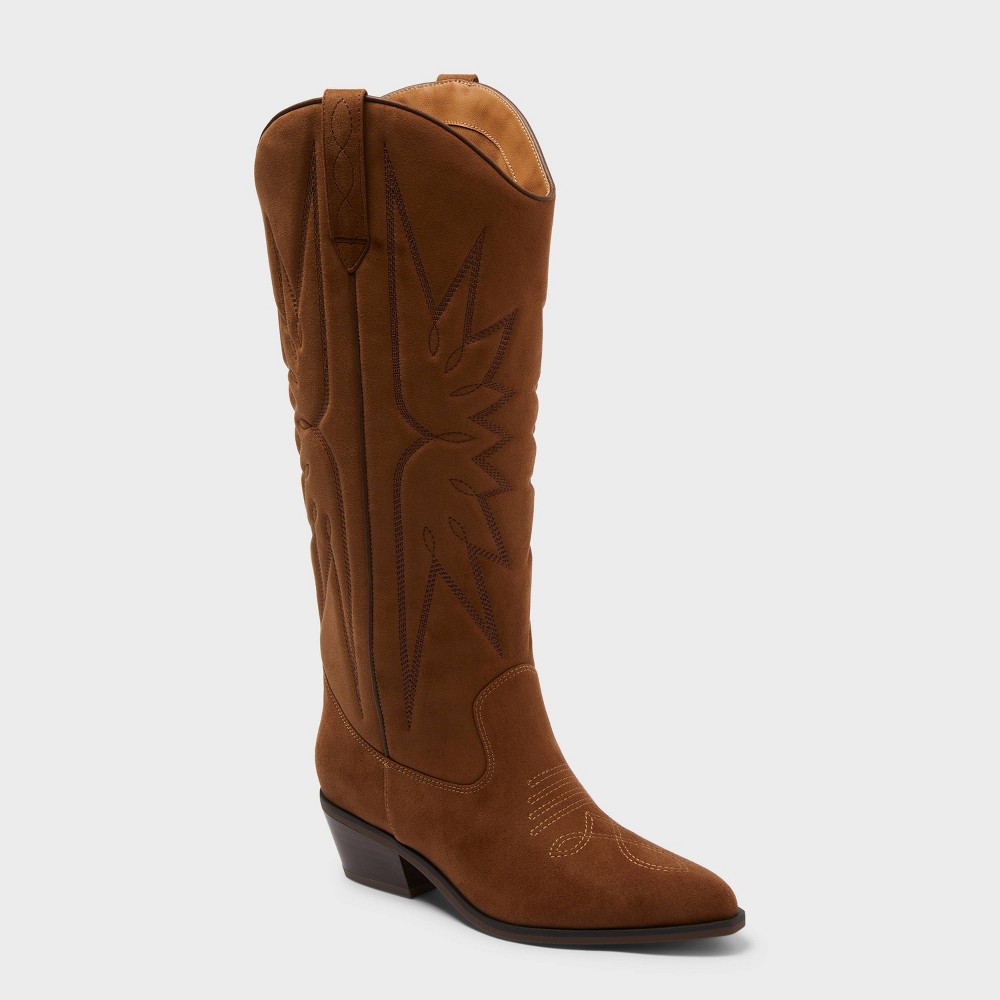 Women's Lissie Tall Boots - Universal Thread™ Cognac 6.5