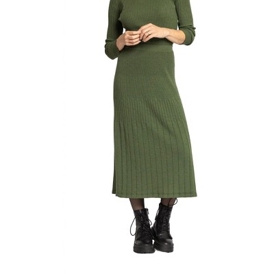 Women's Solid Skirt - IVKO