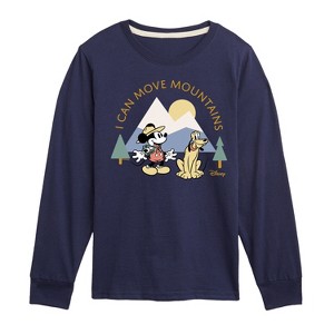 Boys' - Disney - I Can Move Mountains Long Sleeve Graphic T-Shirt - 1 of 4