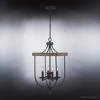 Urban Ambiance Luxury French Rustic Chandelier,  26.25"H x 17.125"W,  Charcoal Finish, UHP3560 - 3 of 4