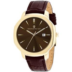 Christian Van Sant Men's Octavius Slim Brown Dial Watch - CV0537 - 1 of 1