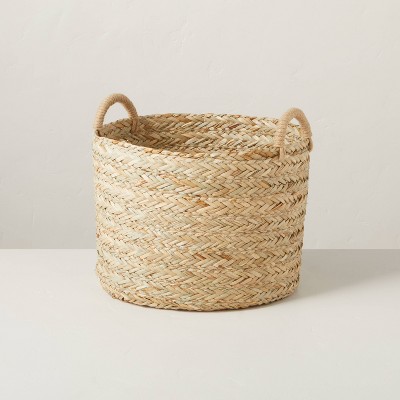 Large Braided Grass Storage Basket - Hearth & Hand™ with Magnolia