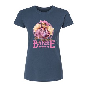 Women's - Barbie - Western Fitted Graphic T-Shirt - 1 of 2