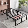 14 Inch Full Size Metal Platform Bed Frame with 3 in 1 Steel Support, Heavy Duty and No Box Spring Needed, Large Storage, Non-Shaking-Noise, Black - 2 of 4