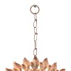 19" x 10" Iron Eclectic Sun Windchime Brown/Pink/Blue - Olivia & May - 3 of 4