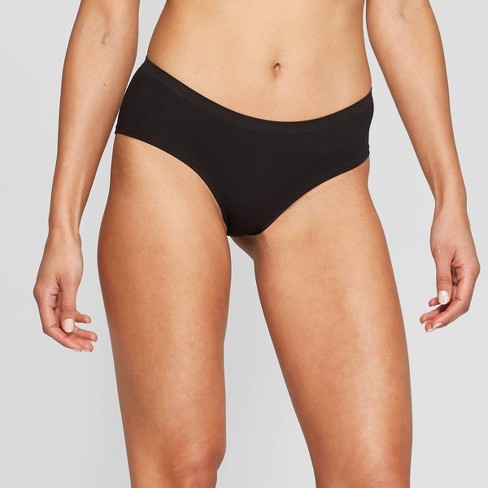Women's Seamless Pull-on Hipster Underwear - Auden™ Black Xl : Target
