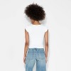 Women's Slim Fit Short Sleeve Square Neck T-Shirt - Wild Fable™ - 3 of 4