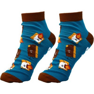 Pavilion Gift Company - S'mores - Cotton Blend Ankle Socks - Socks